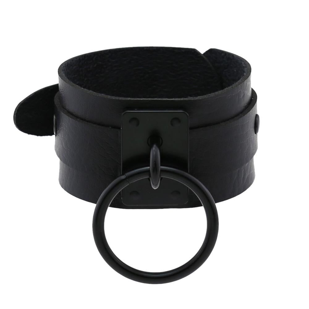 O-Ring Leather Cuffs - Grlfriend Club