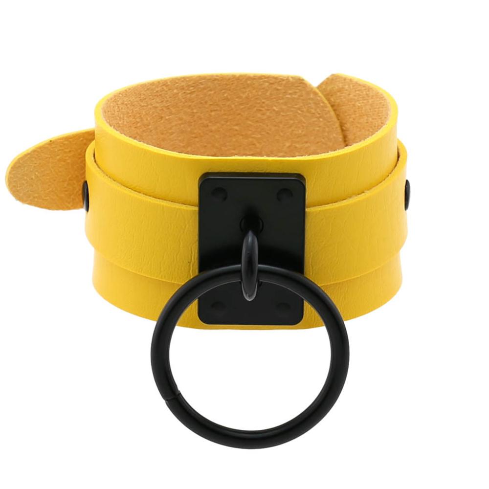 O-Ring Leather Cuffs - Grlfriend Club