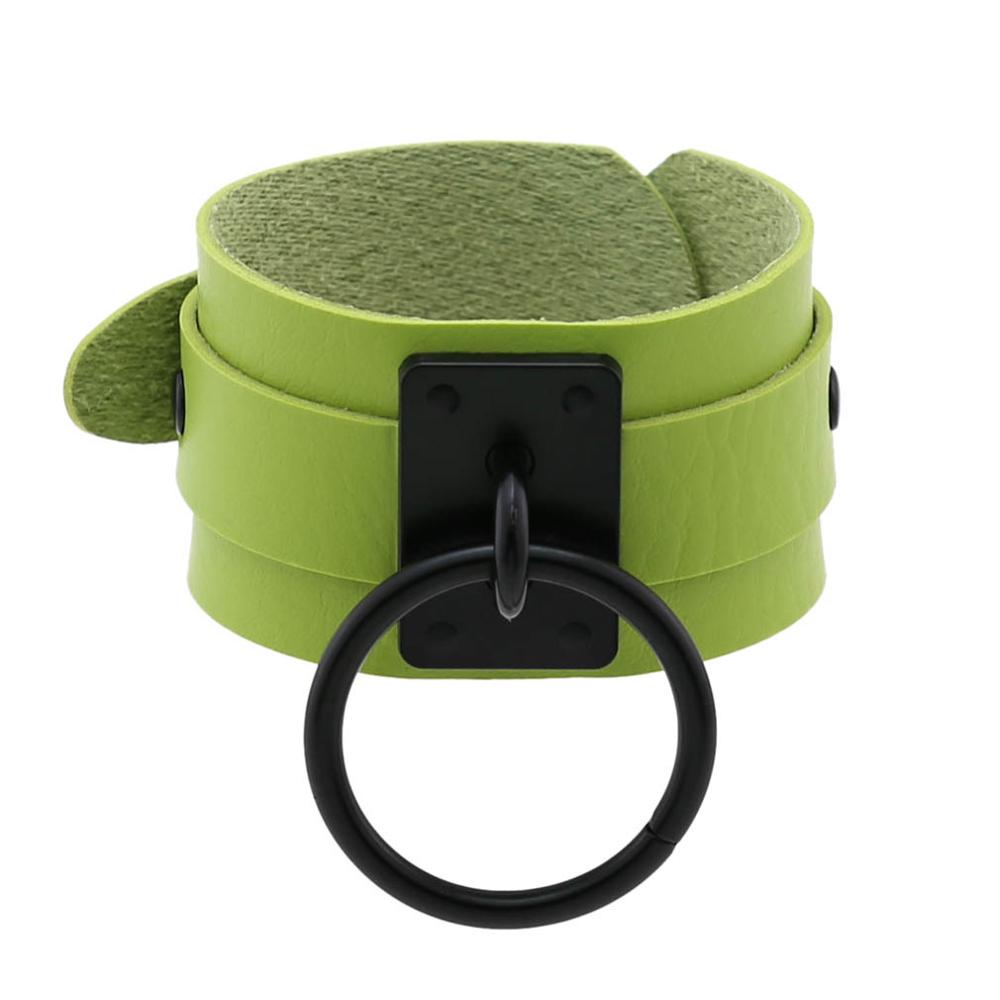 O-Ring Leather Cuffs - Grlfriend Club