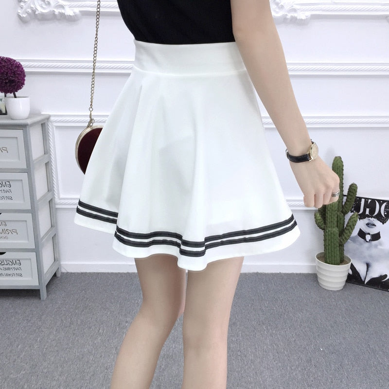 ALSOTO Summer Style Sexy Skirt for Girl Korean Skirts Womens Faldas Anti emptied saia lady Skater pleated mini Skirt tutu - Grlfriend Club