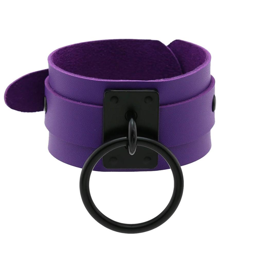 O-Ring Leather Cuffs - Grlfriend Club