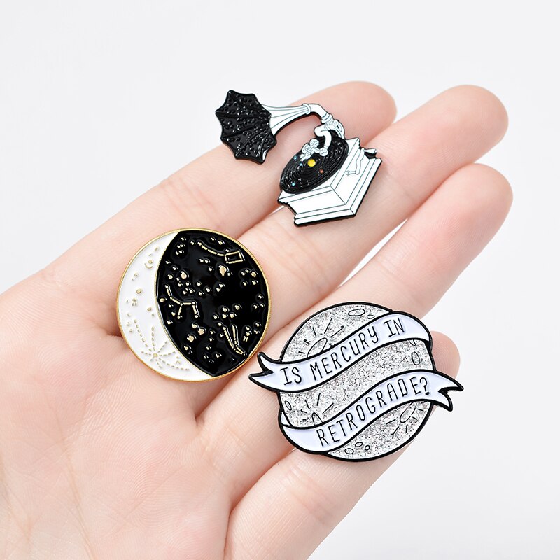 Dark Academia Enamel Pins - Grlfriend Club