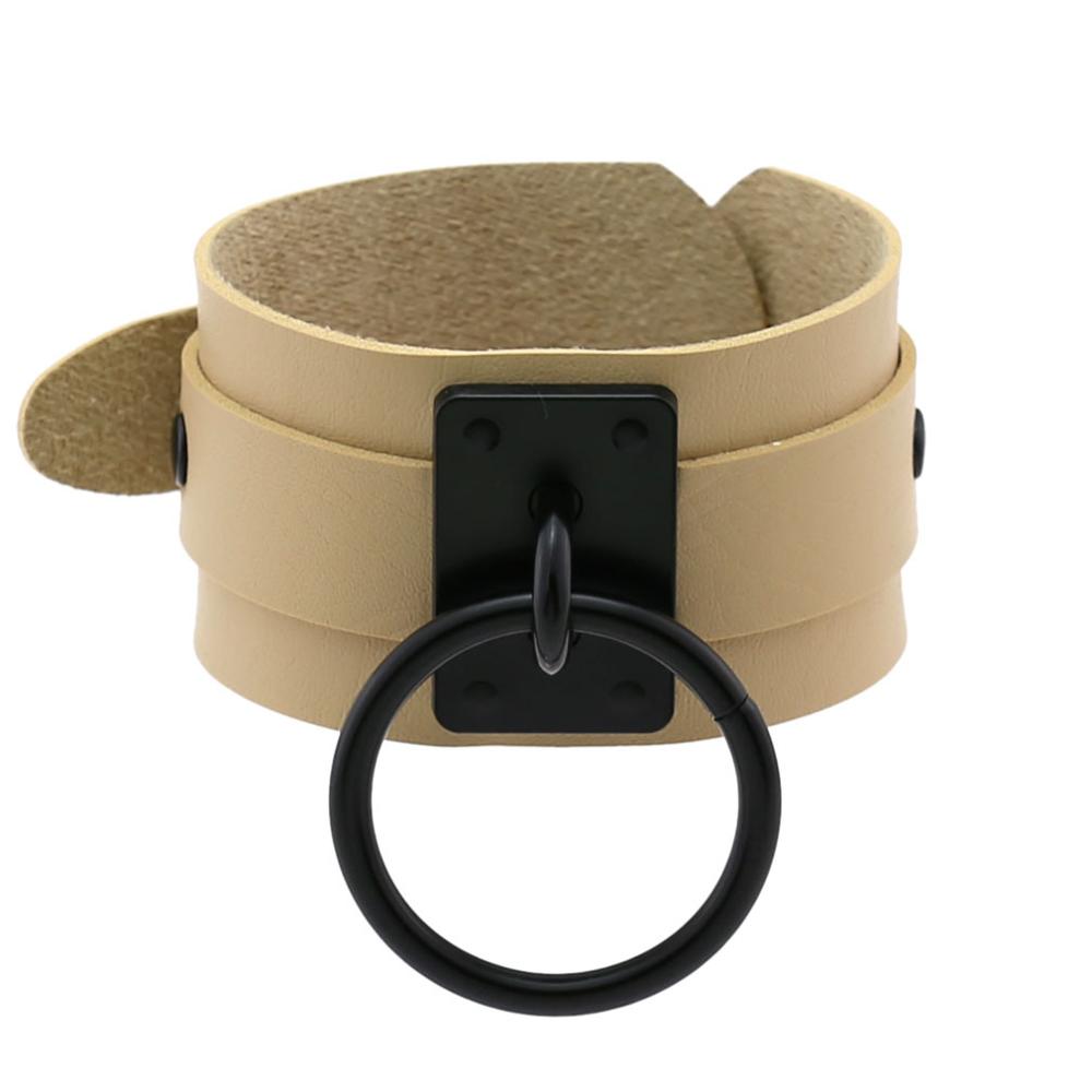 O-Ring Leather Cuffs - Grlfriend Club