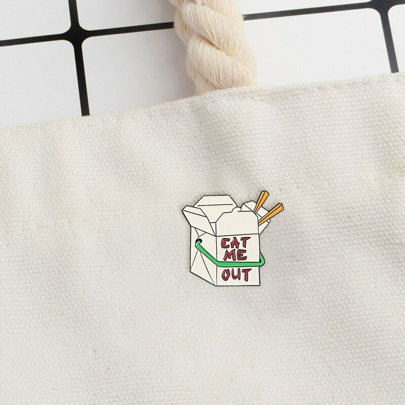 EAT ME OUT Enamel Pin - Grlfriend Club