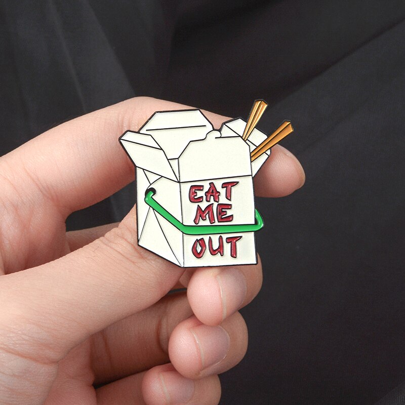 EAT ME OUT Enamel Pin - Grlfriend Club