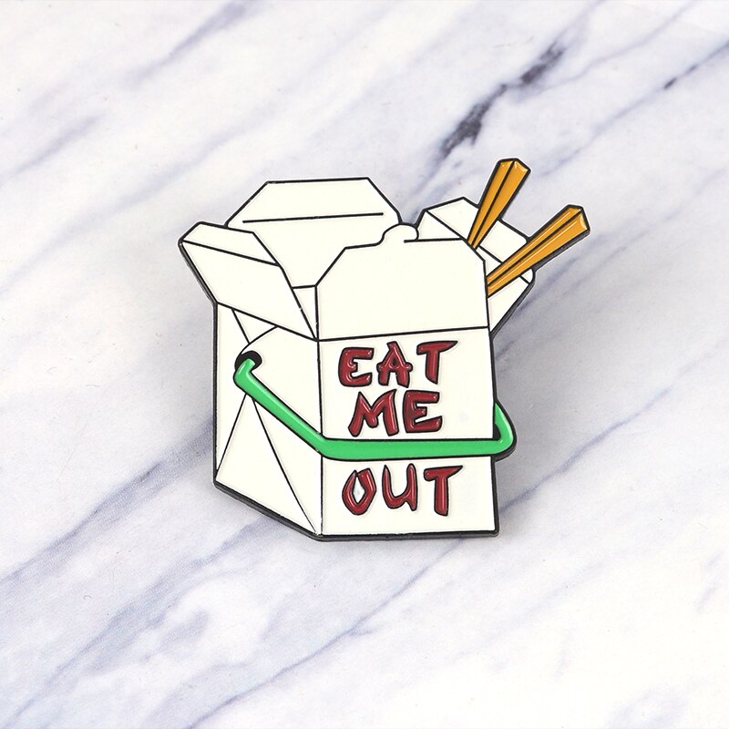 EAT ME OUT Enamel Pin - Grlfriend Club