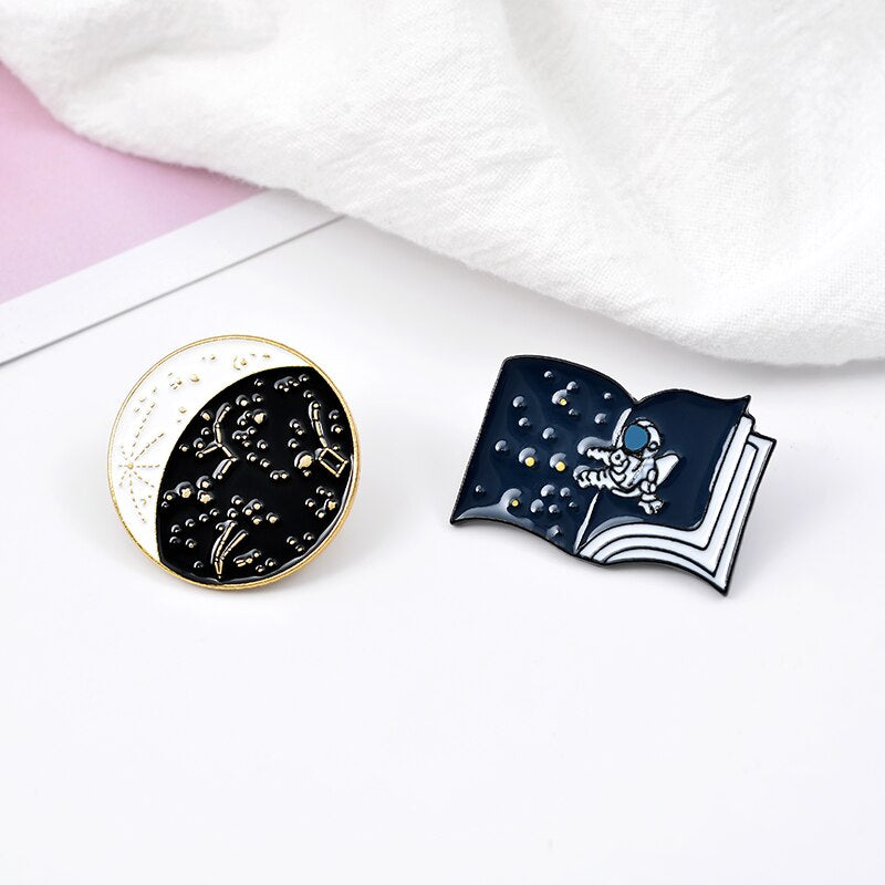 Dark Academia Enamel Pins - Grlfriend Club