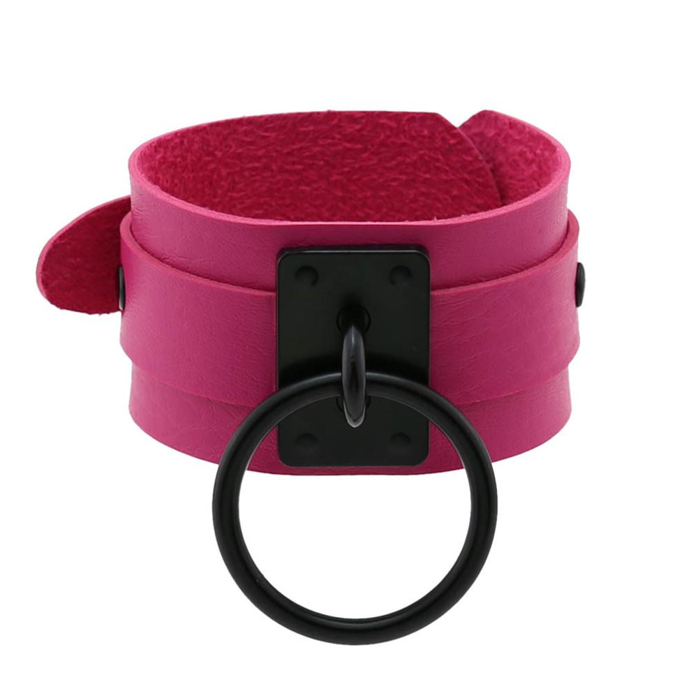 O-Ring Leather Cuffs - Grlfriend Club
