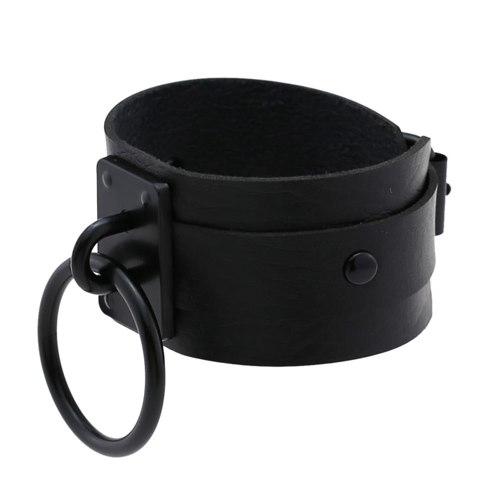 O-Ring Leather Cuffs - Grlfriend Club