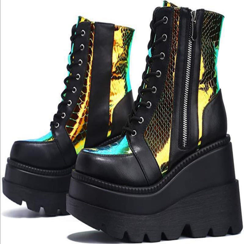 Platform Ankle Boots - Grlfriend Club