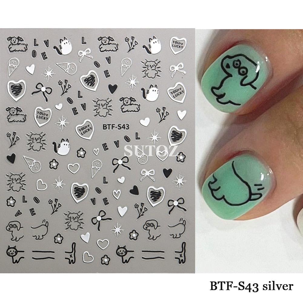 Kawaii Nail Decals - Grlfriend Club
