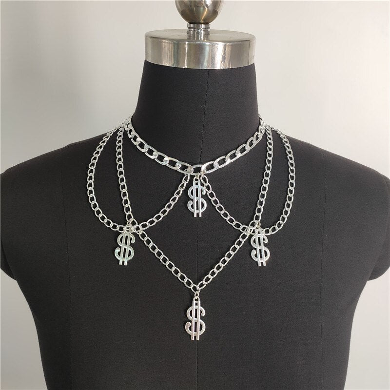 Gothic Cross Choker Set - Grlfriend Club