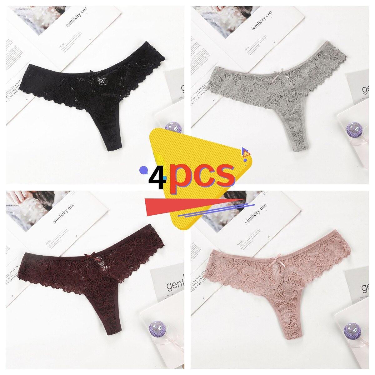 Low-Rise Lace Panties - Grlfriend Club