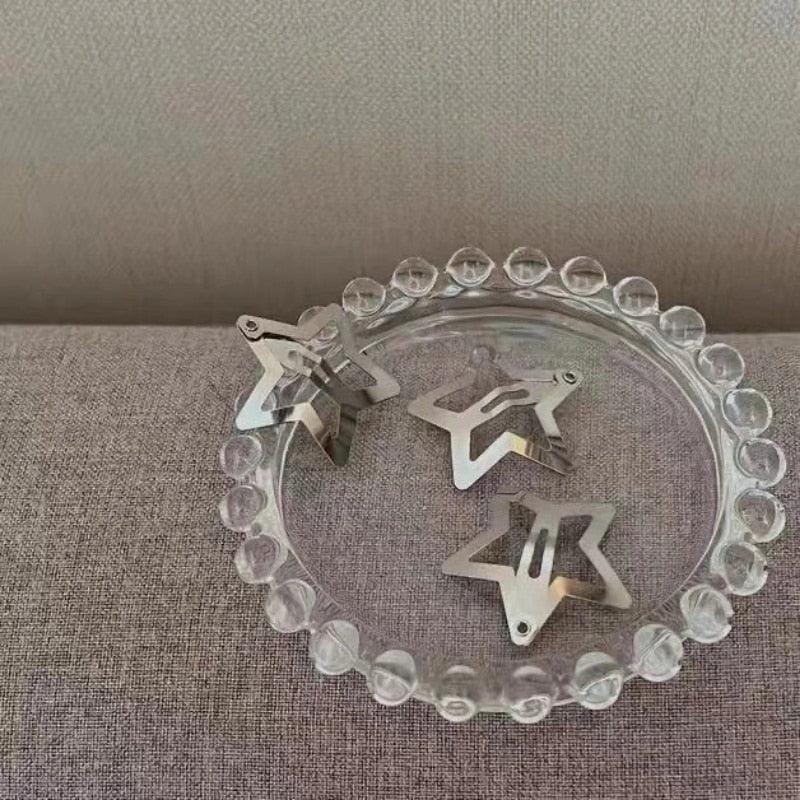 Sliver Star Hair Clips - Grlfriend Club