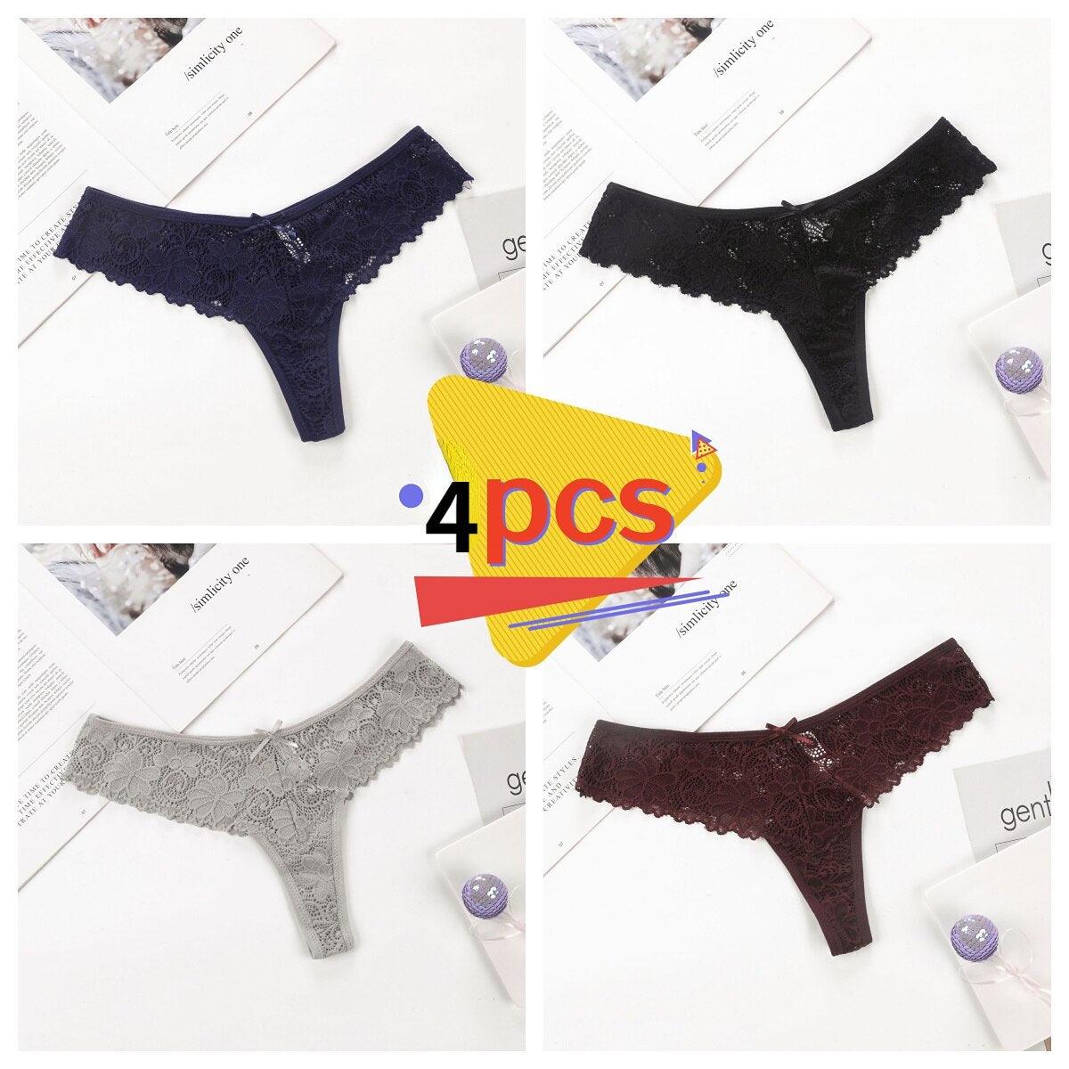 Low-Rise Lace Panties - Grlfriend Club