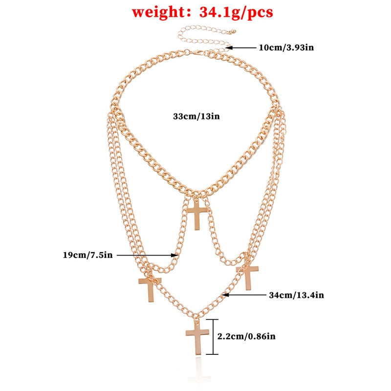 Gothic Cross Choker Set - Grlfriend Club
