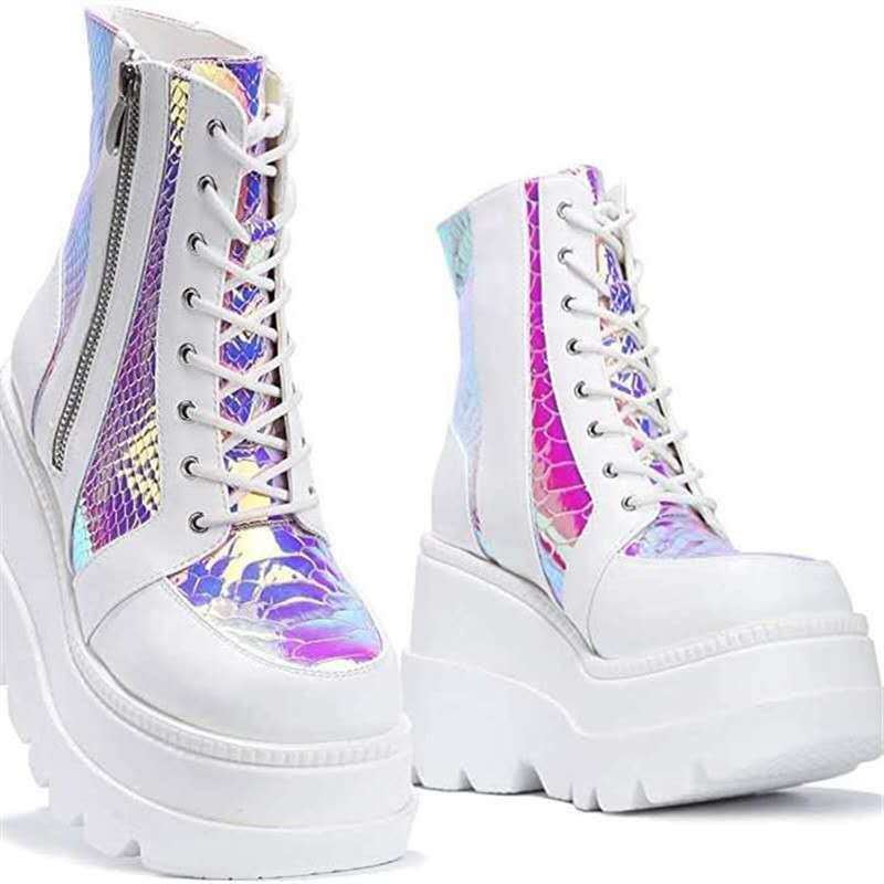 Platform Ankle Boots - Grlfriend Club