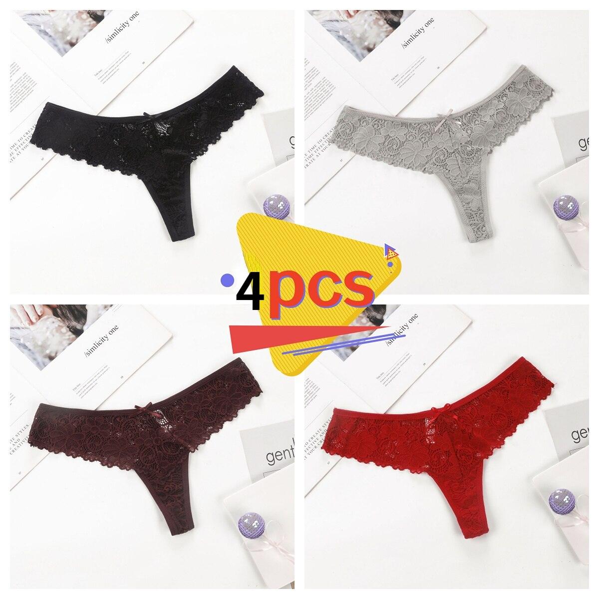 Low-Rise Lace Panties - Grlfriend Club