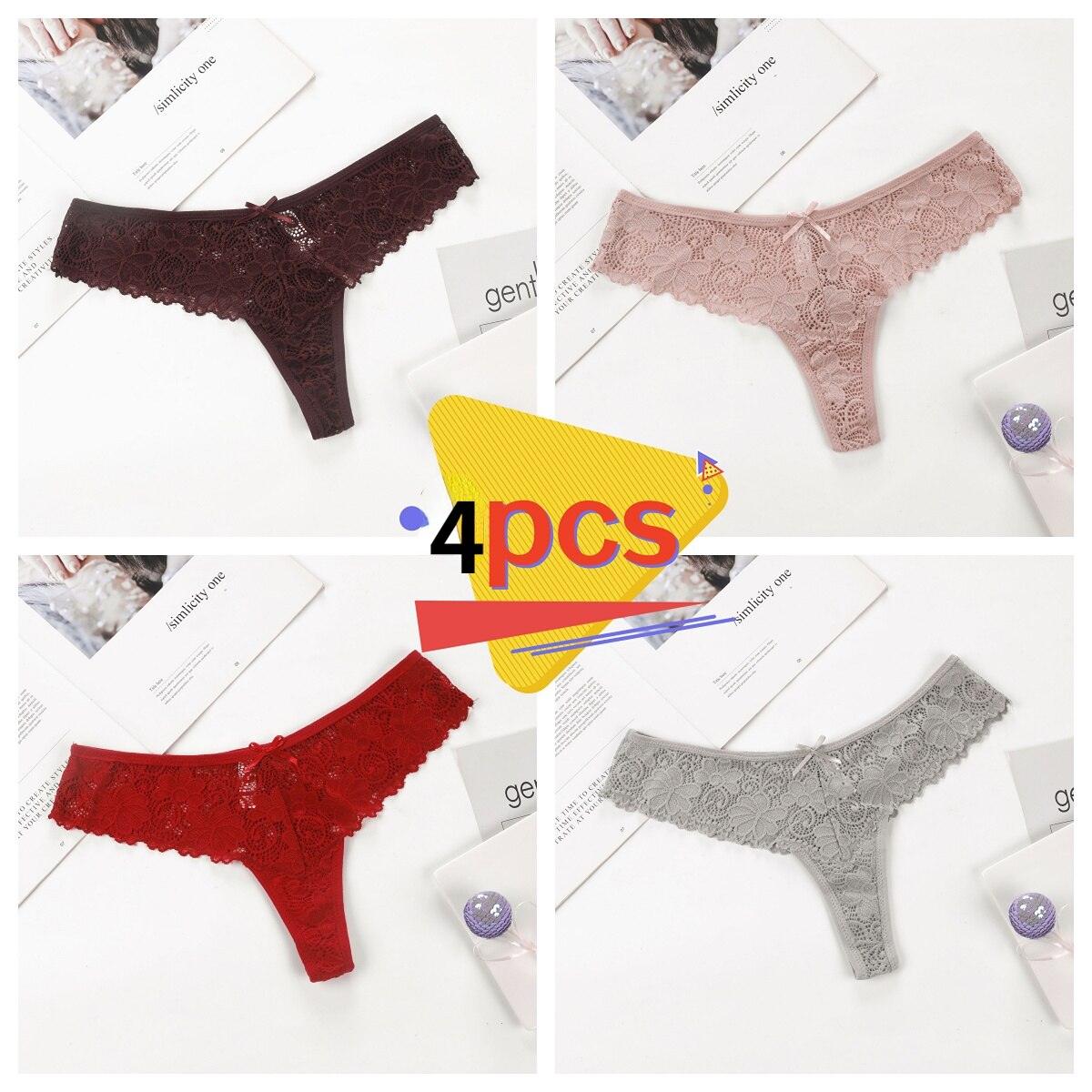 Low-Rise Lace Panties - Grlfriend Club