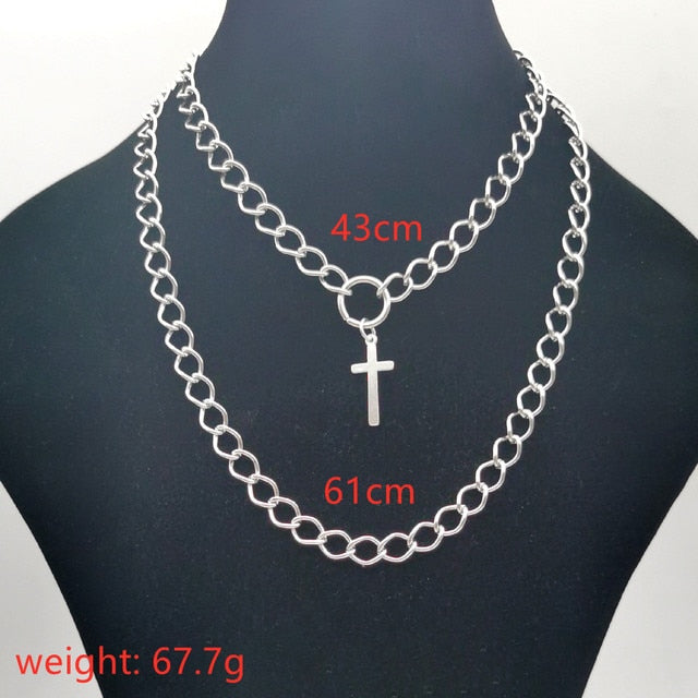 Gothic Cross Choker Set - Grlfriend Club