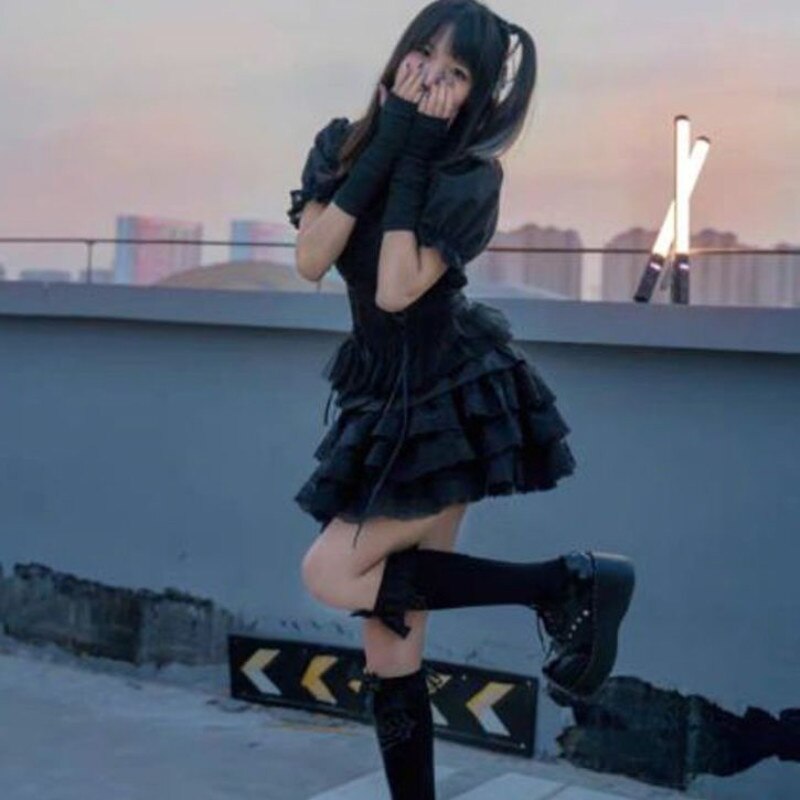 Gothic Tulle and Lace Set - Grlfriend Club