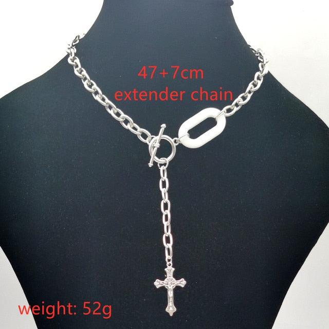 Gothic Cross Choker Set - Grlfriend Club