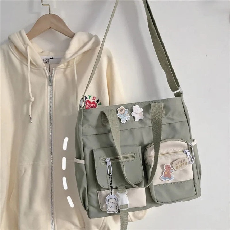 Canvas Messenger Bag - Grlfriend Club