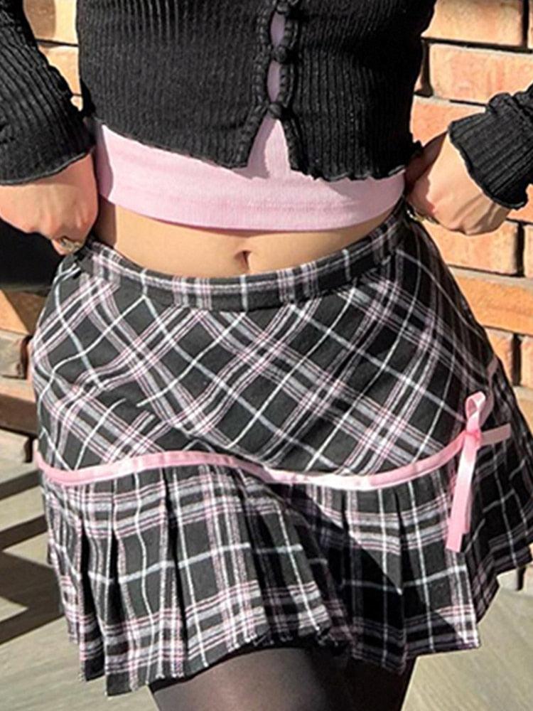 Kawaii Plaid Skirt - Grlfriend Club