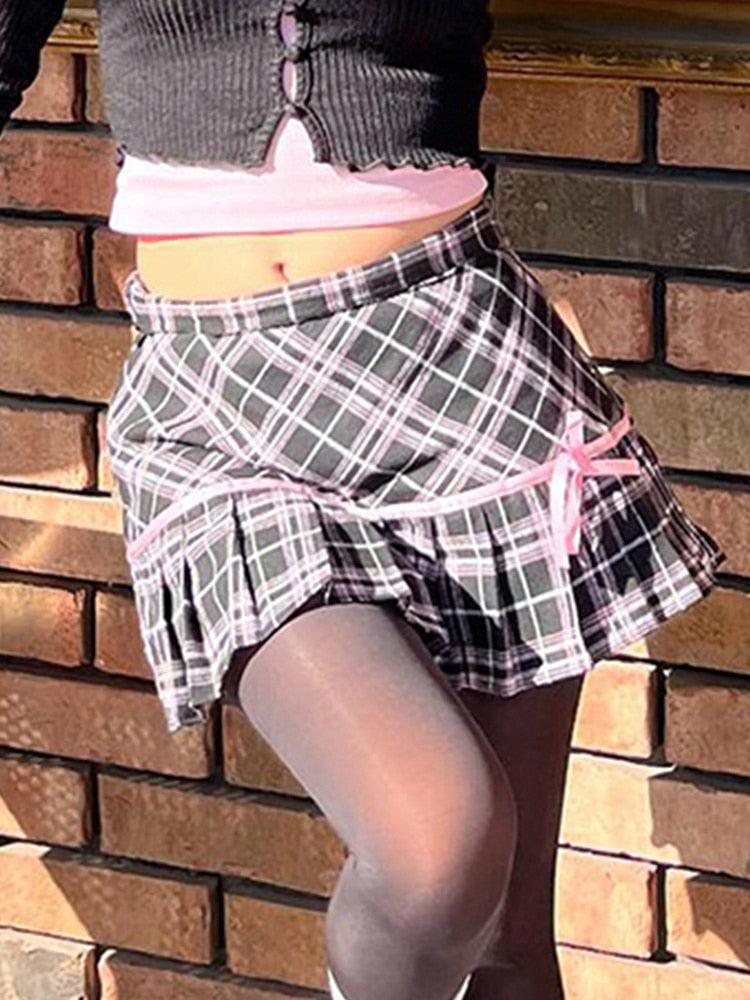 Kawaii Plaid Skirt - Grlfriend Club
