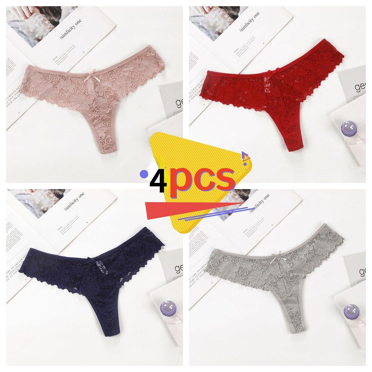 Low-Rise Lace Panties - Grlfriend Club