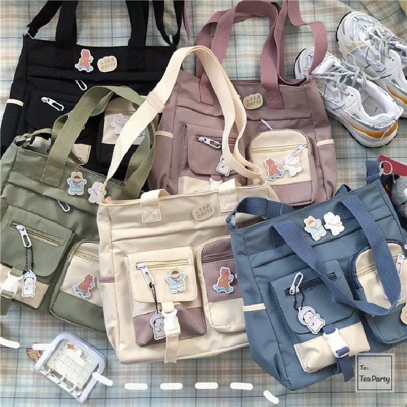 Canvas Messenger Bag - Grlfriend Club