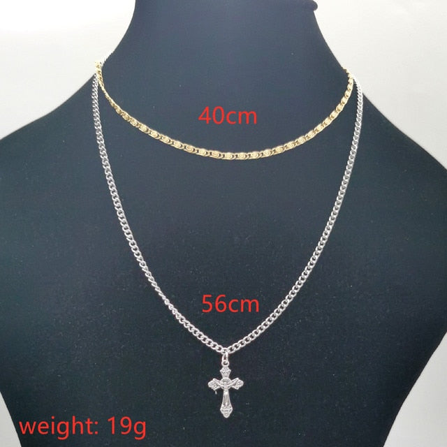 Gothic Cross Choker Set - Grlfriend Club