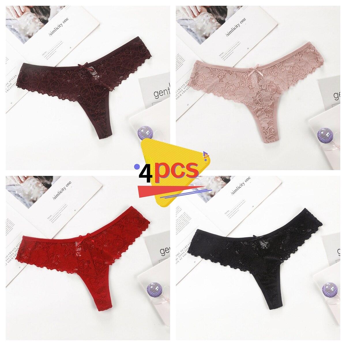 Low-Rise Lace Panties - Grlfriend Club
