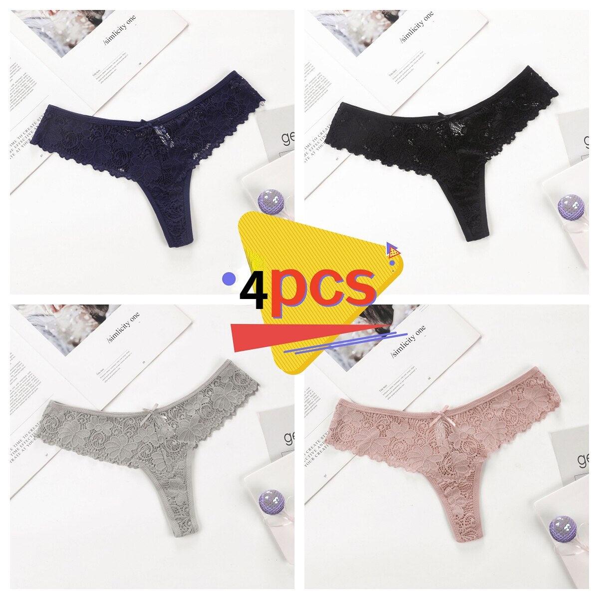 Low-Rise Lace Panties - Grlfriend Club
