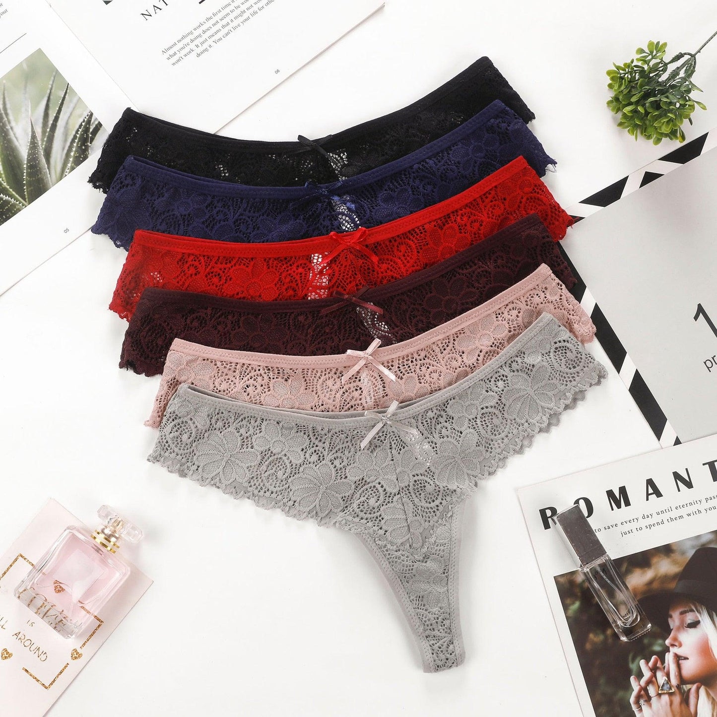 Low-Rise Lace Panties - Grlfriend Club