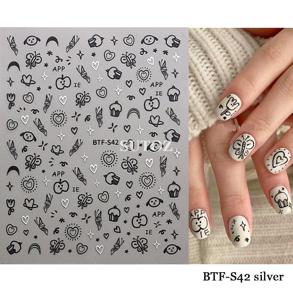 Kawaii Nail Decals - Grlfriend Club