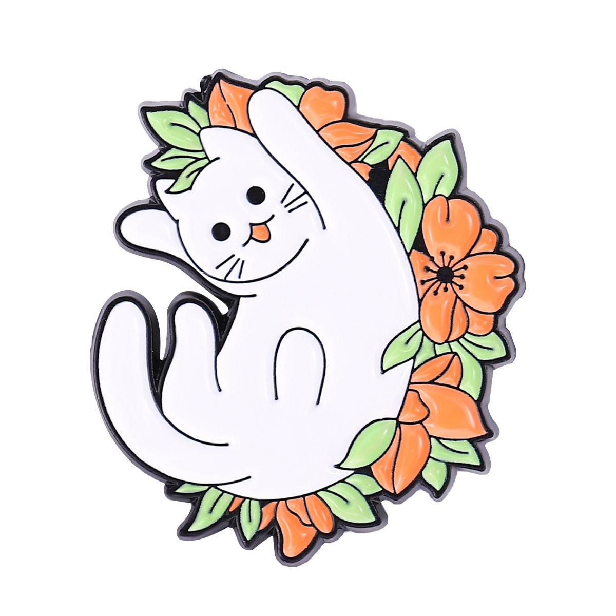 Cute Animal Enamel Pins - Grlfriend Club