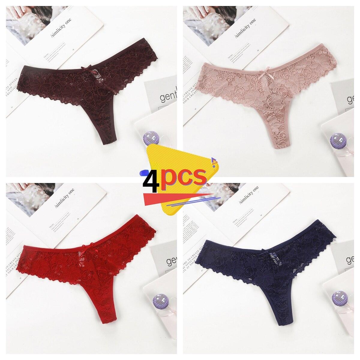 Low-Rise Lace Panties - Grlfriend Club