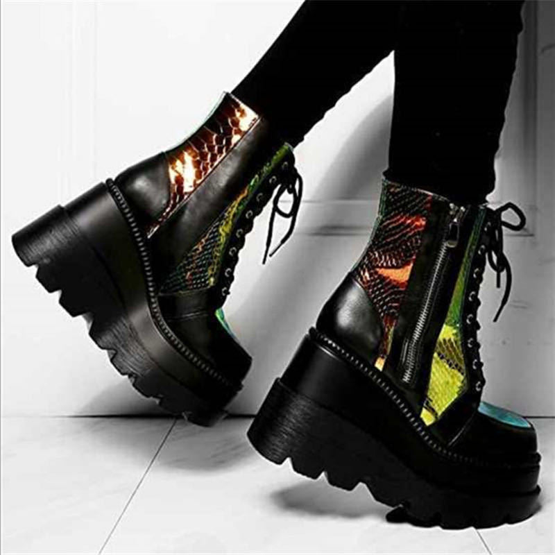 Platform Ankle Boots - Grlfriend Club