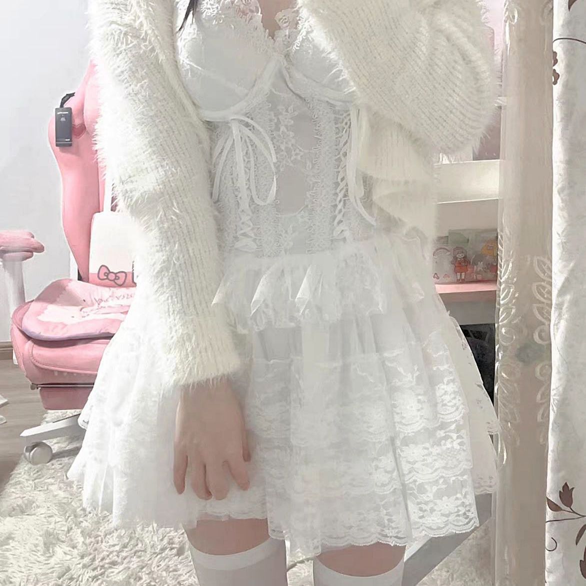 Gothic Tulle and Lace Set - Grlfriend Club