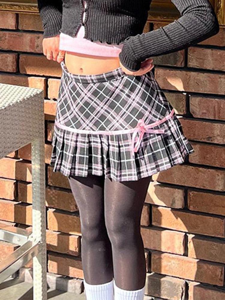 Kawaii Plaid Skirt - Grlfriend Club