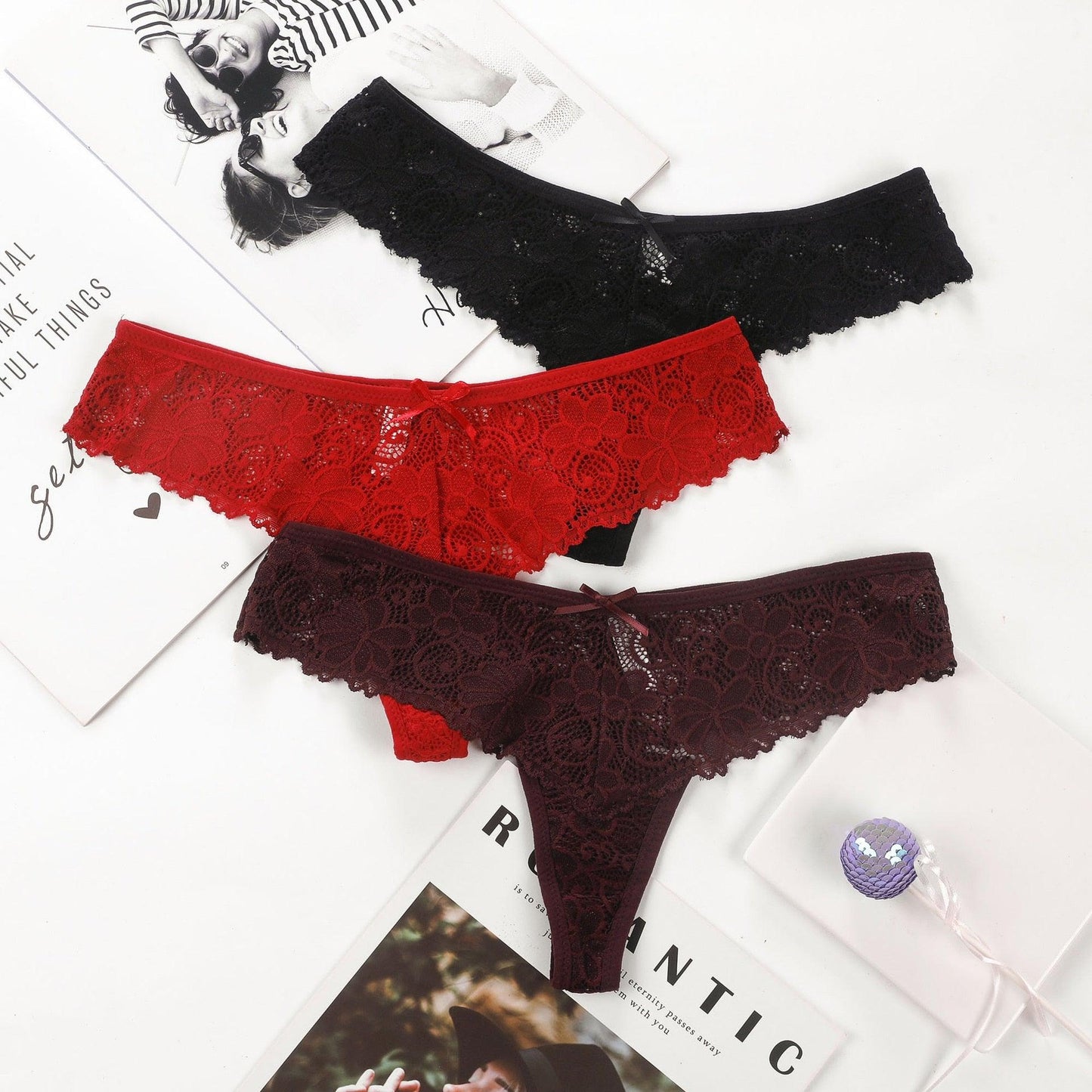 Low-Rise Lace Panties - Grlfriend Club