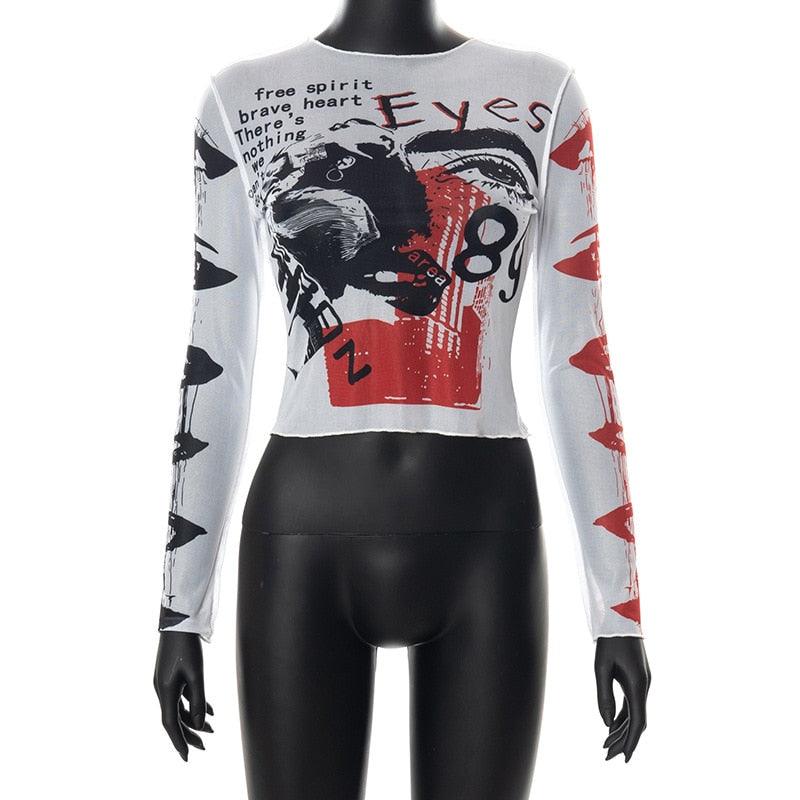 Grunge Mesh Shirt - Grlfriend Club