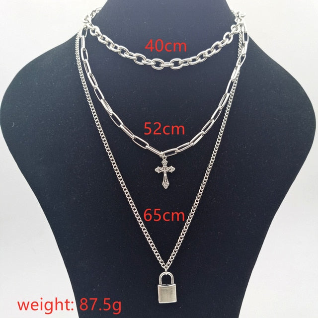 Gothic Cross Choker Set - Grlfriend Club