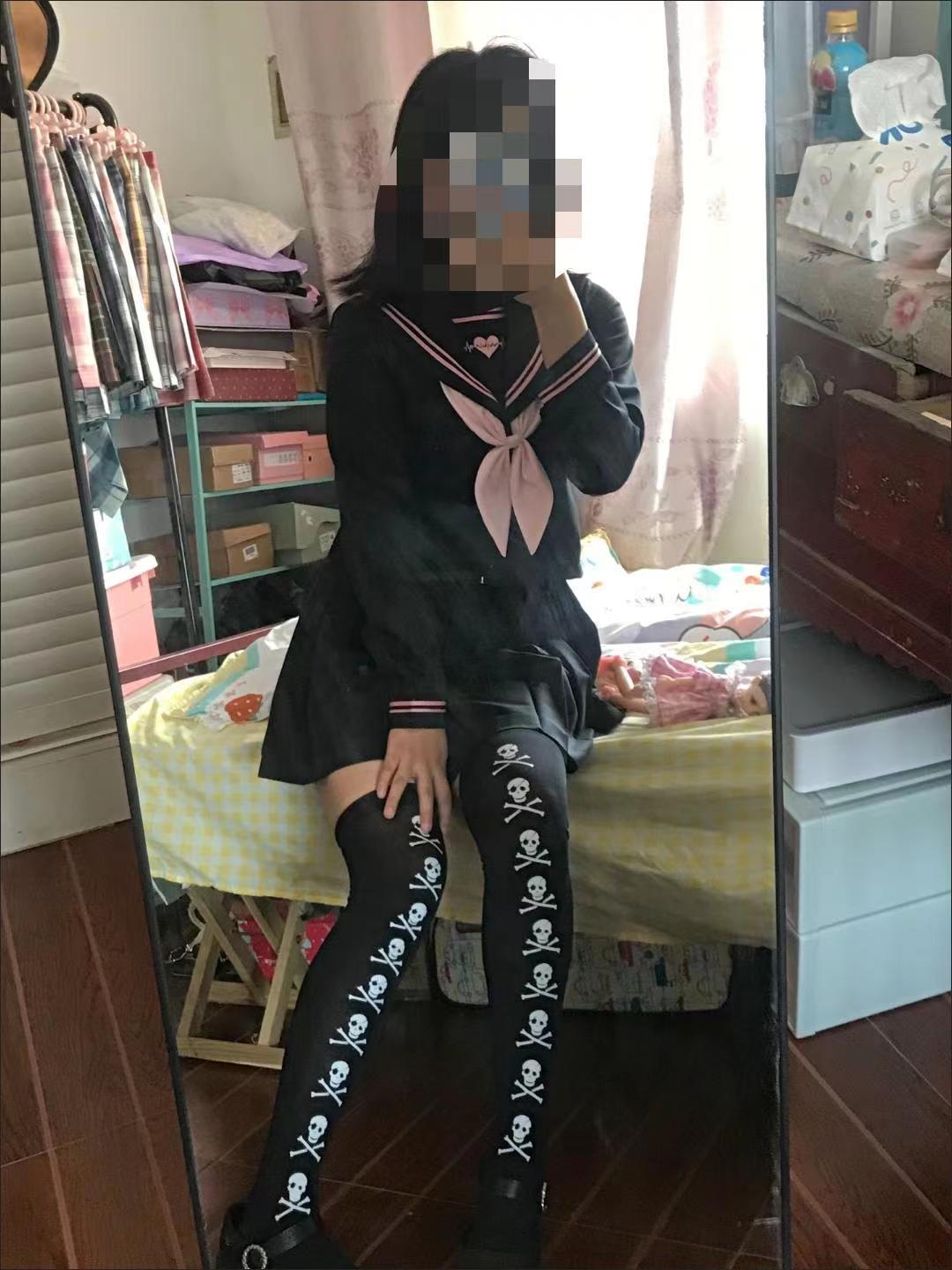Cute Patterned Gothic Knee Highs - Grlfriend Club