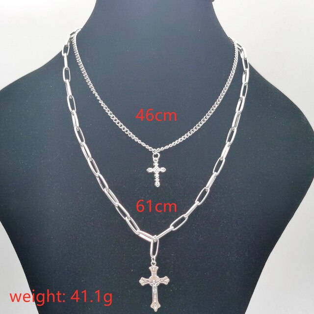 Gothic Cross Choker Set - Grlfriend Club