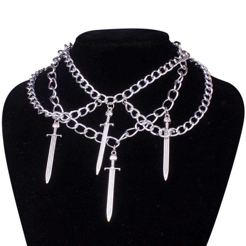 Gothic Cross Choker Set - Grlfriend Club