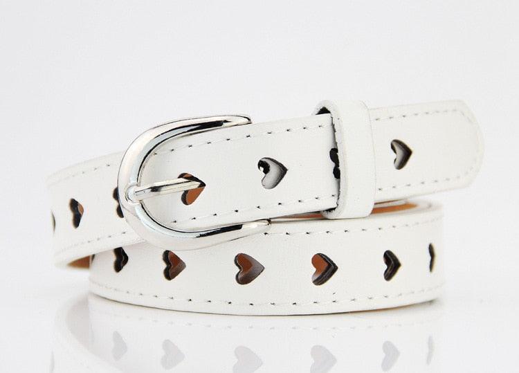 Heart-shaped Eyelet Belt - Grlfriend Club