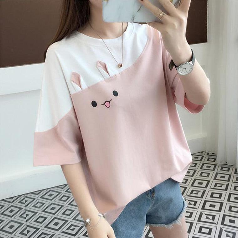 Kawaii Bunny T-Shirt - Grlfriend Club