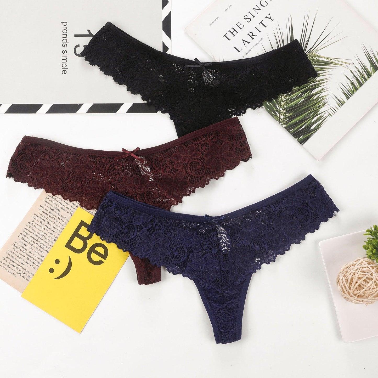 Low-Rise Lace Panties - Grlfriend Club